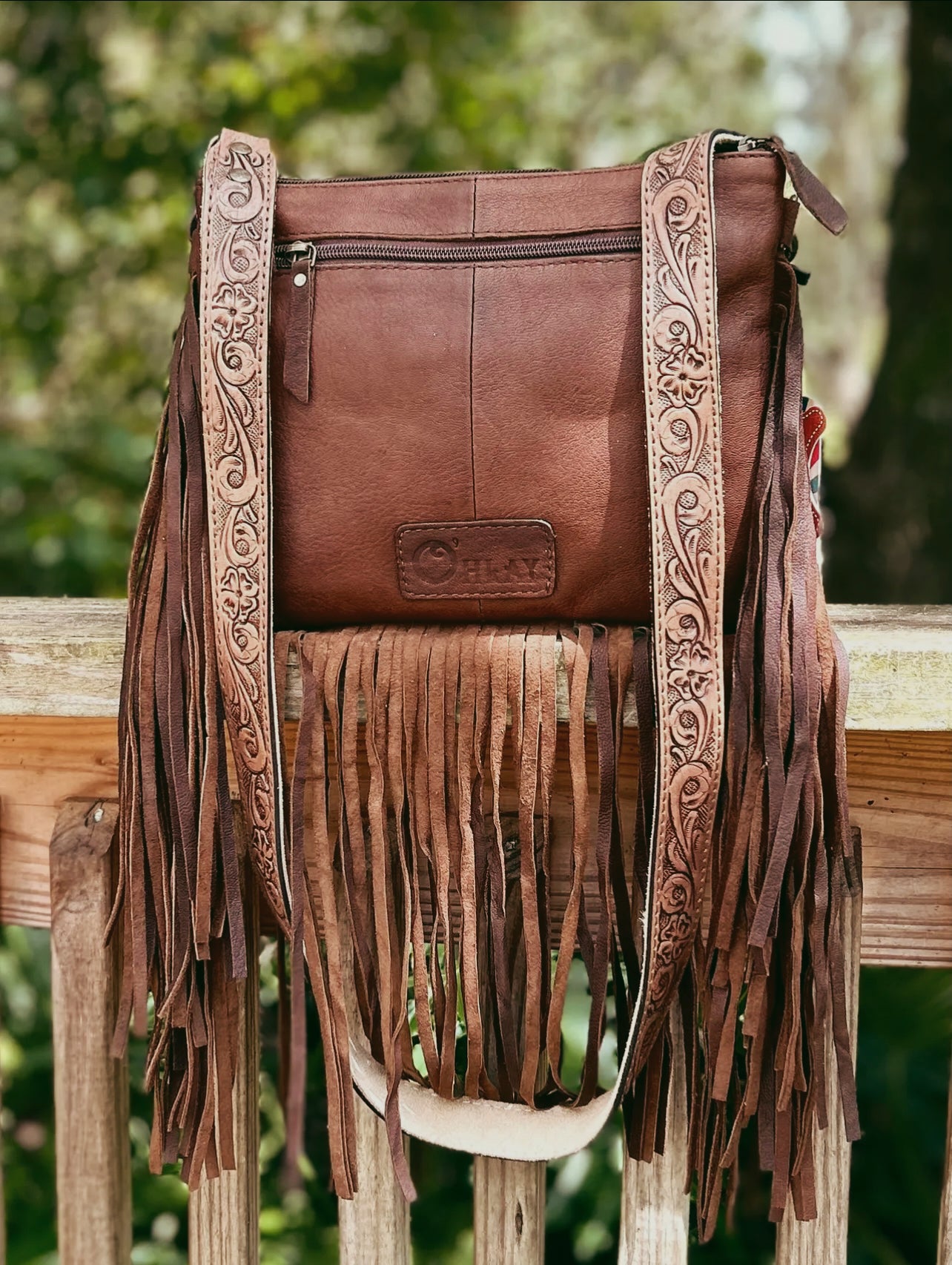 “Adalee Cowhide LV Crossbody”