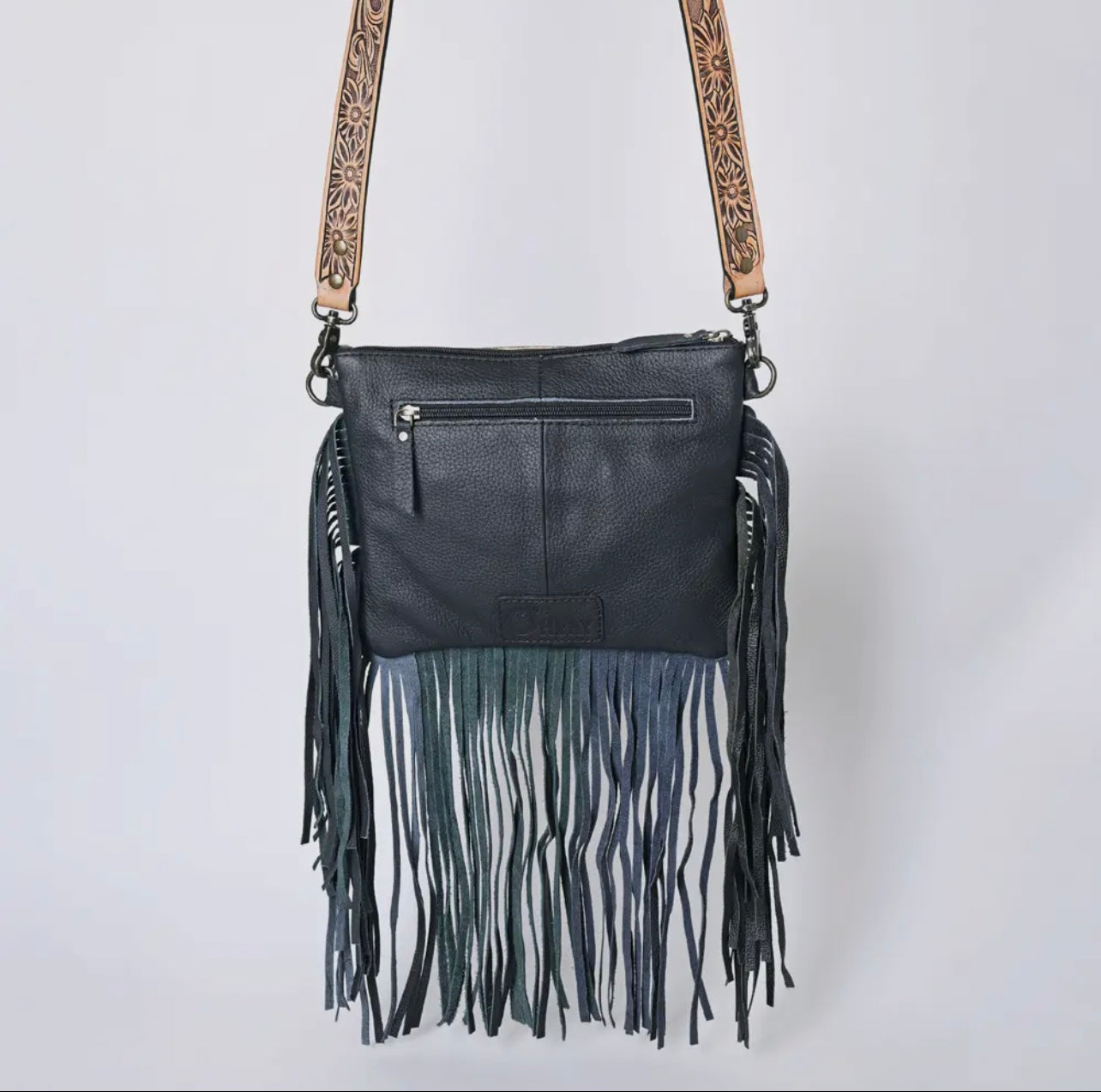 “The Gambler” Cowhide Crossbody