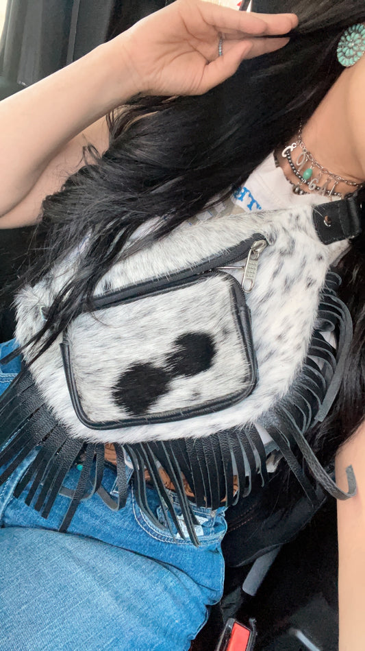 Cowhide Fanny Pack Style #2